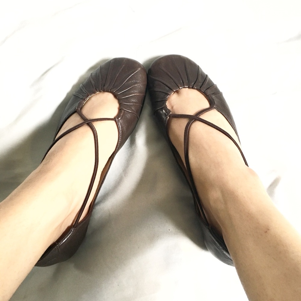 Alex Marie Leather Flats - Picture 7 of 8